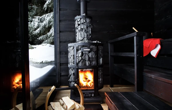 Harvia Legend 240 Green Flame Vedeldade bastuaggregat miljöbild